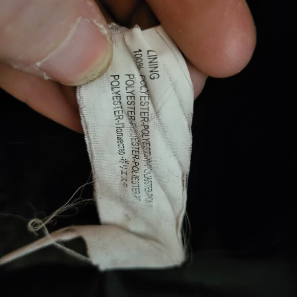 Desigual Black & Brown Textured Faux Croc Button-Down Midi Coat - Size 36 - Picture 10 of 10